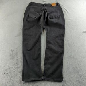 Duer Jeans Mens 34x32 Black Faded L2X Relaxed Taper Stretch Performance DU/ER